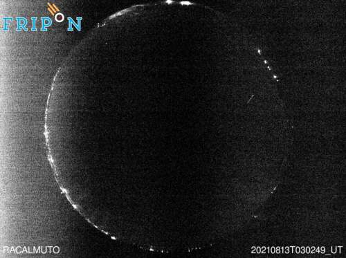 Evento osservato da Racalmuto il 13/08/2021 · 05:02