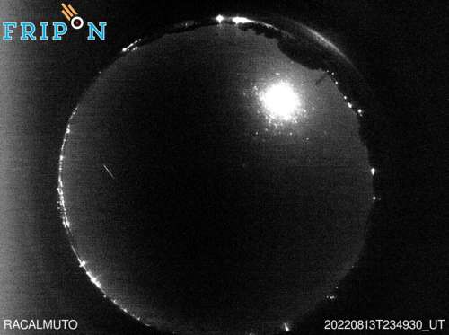Evento osservato da Racalmuto il 14/08/2022 · 01:49