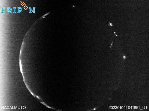 Evento osservato da Racalmuto il 04/01/2023 · 05:19
