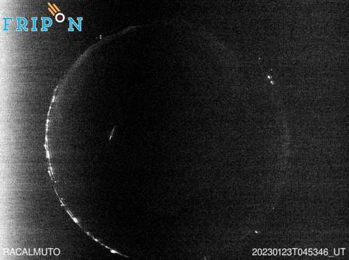 Evento osservato da Racalmuto il 23/01/2023 · 05:53