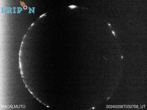 Evento osservato da Racalmuto il 06/02/2024 · 04:27