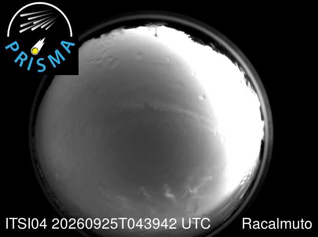 Cielo di Racalmuto del 25/09/2026 · 06:50