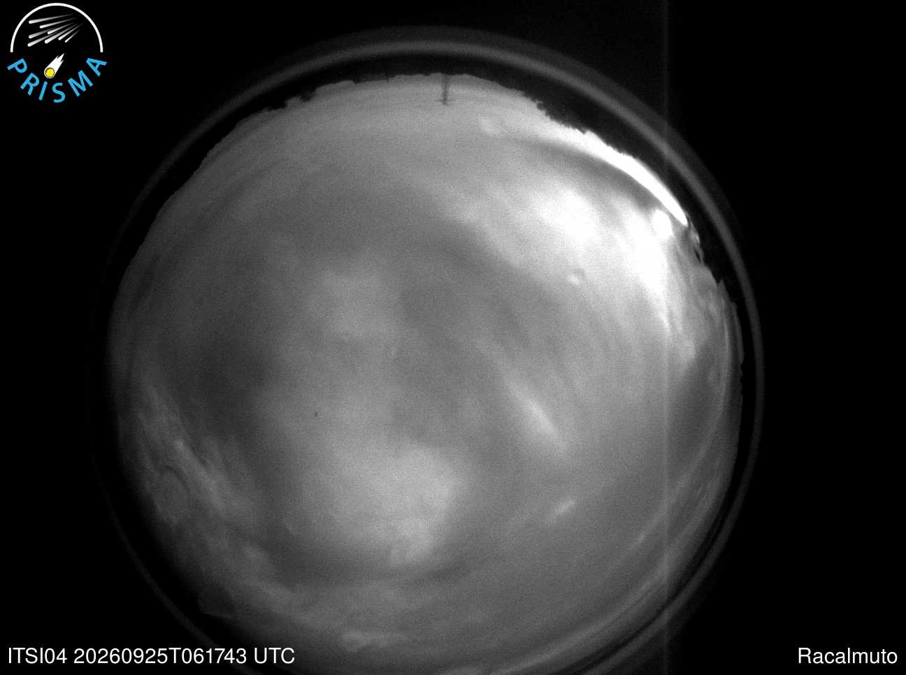 Cielo di Racalmuto del 25/09/2026 · 08:30