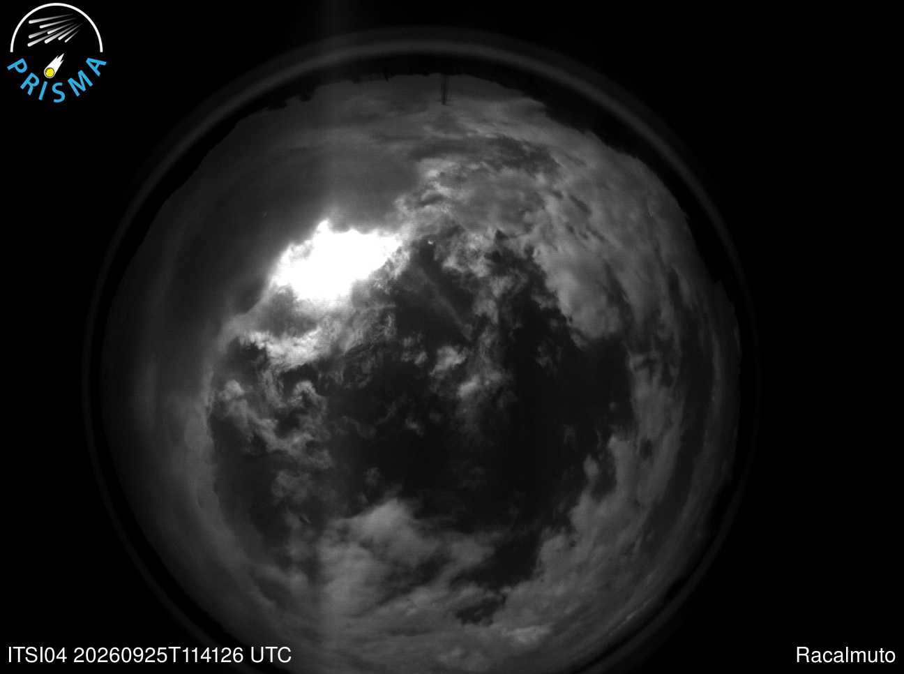 Cielo di Racalmuto del 25/09/2026 · 13:50
