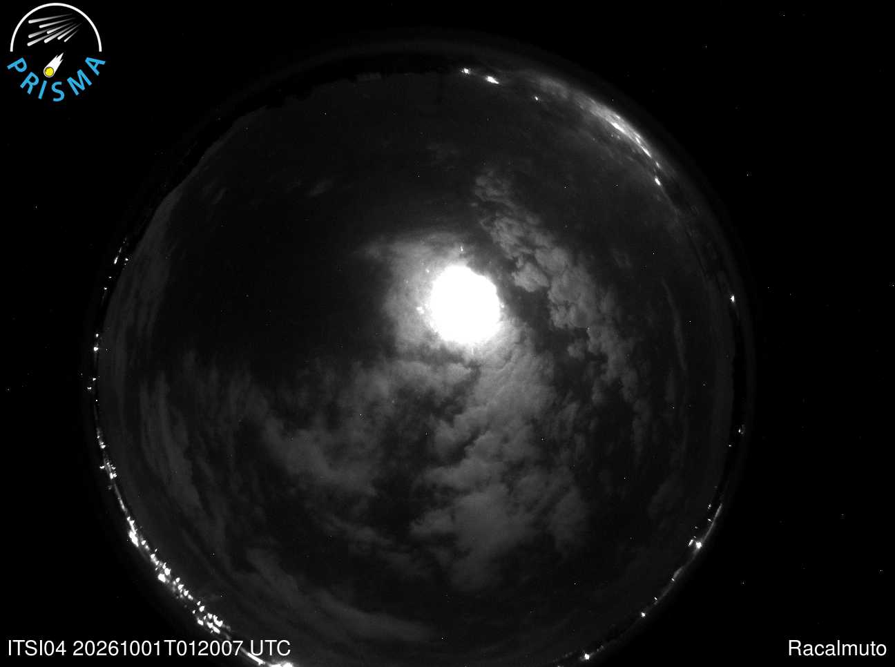 Cielo di Racalmuto del 01/10/2026 · 03:30