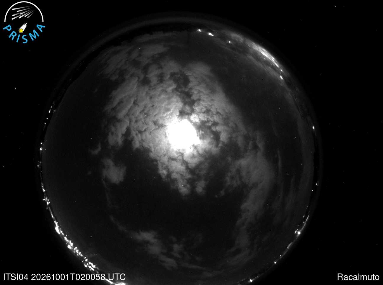 Cielo di Racalmuto del 01/10/2026 · 04:10