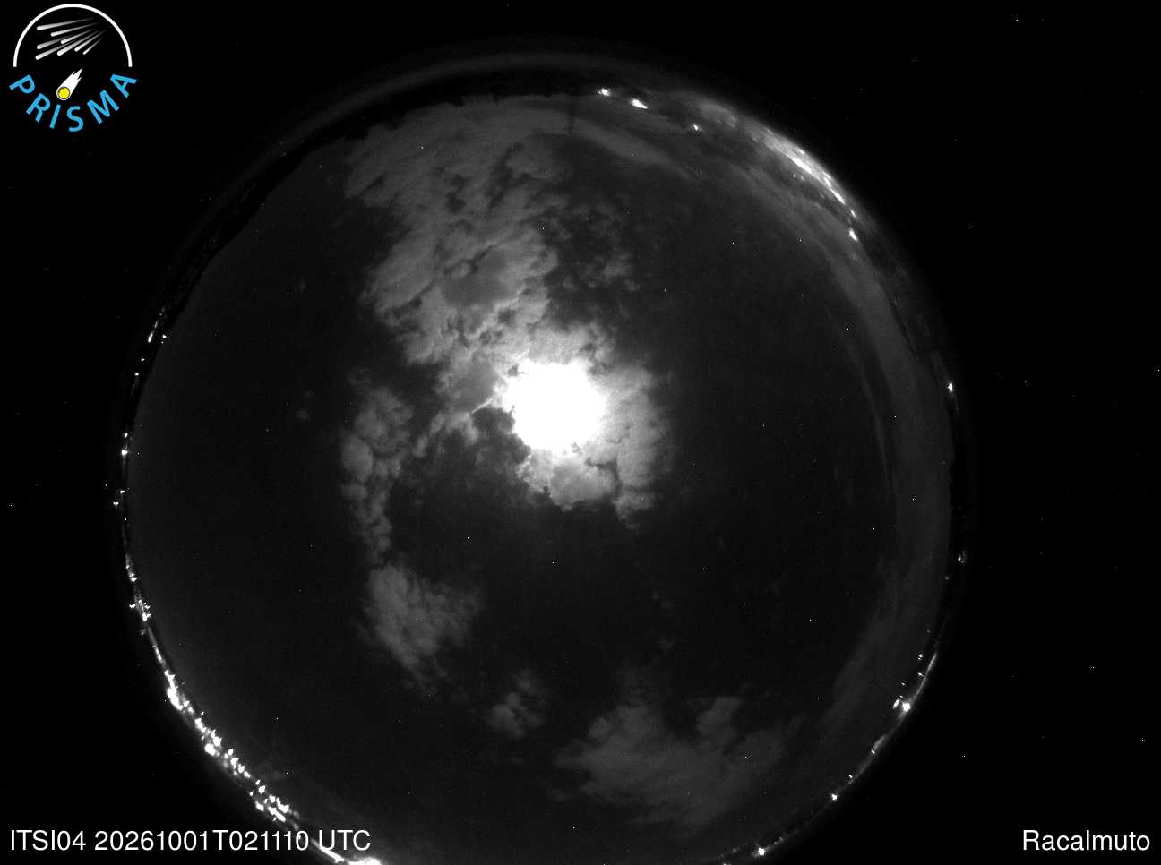 Cielo di Racalmuto del 01/10/2026 · 04:20