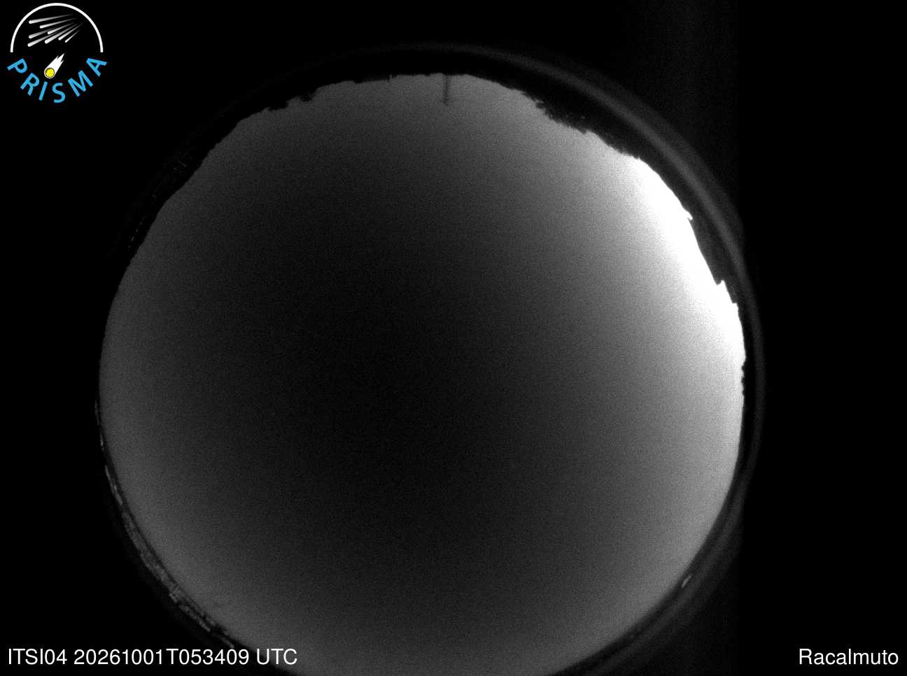 Cielo di Racalmuto del 01/10/2026 · 07:50