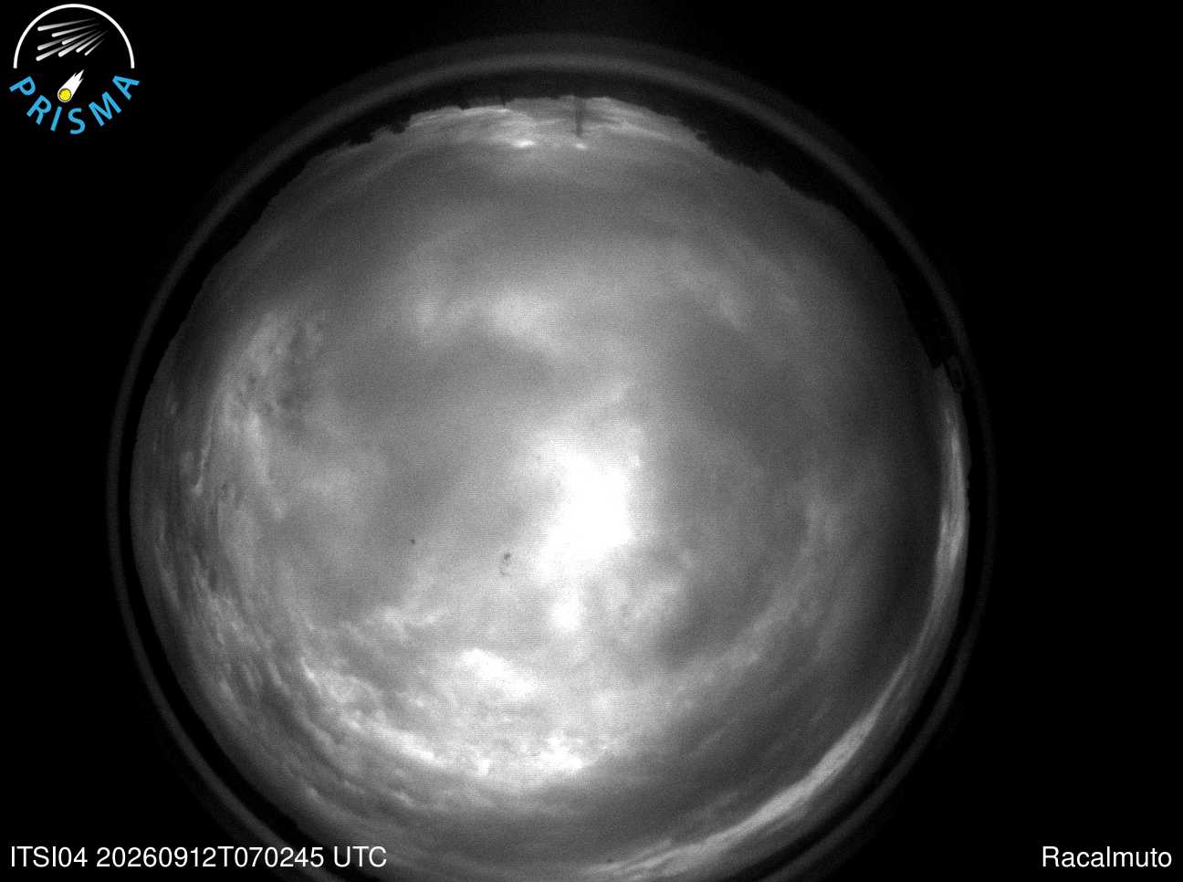 Cielo di Racalmuto del 12/09/2026 · 09:10