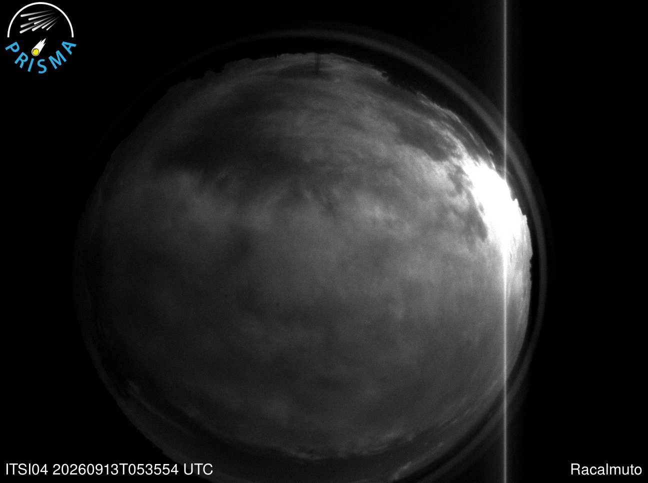 Cielo di Racalmuto del 13/09/2026 · 07:50