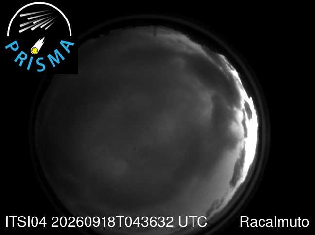 Cielo di Racalmuto del 18/09/2026 · 06:50