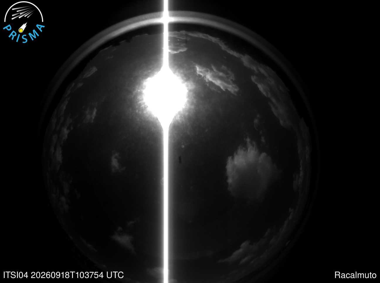 Cielo di Racalmuto del 18/09/2026 · 12:50