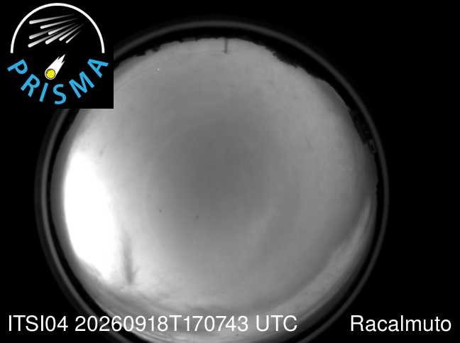 Cielo di Racalmuto del 18/09/2026 · 19:20
