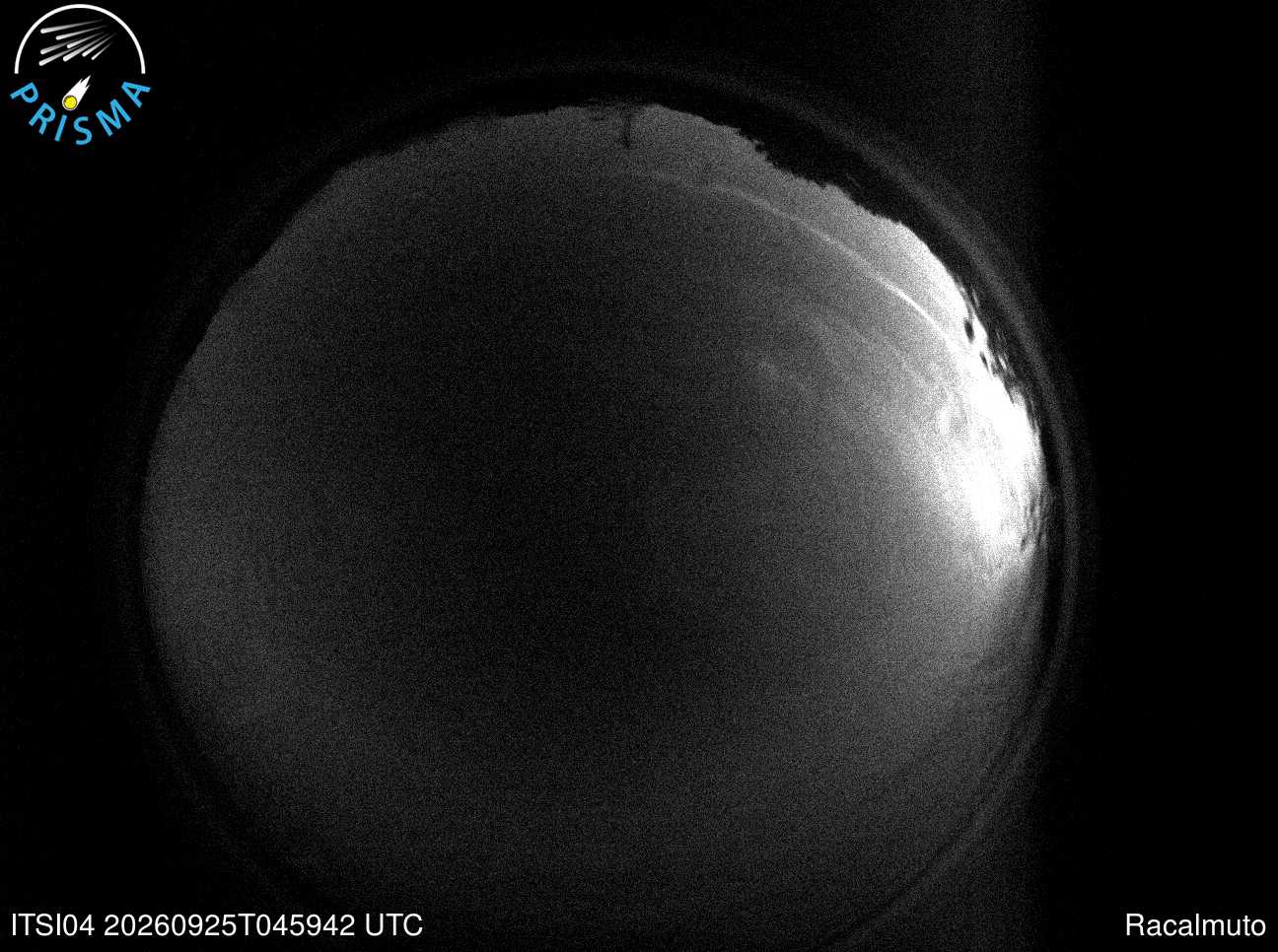 Cielo di Racalmuto del 25/09/2026 · 07:10