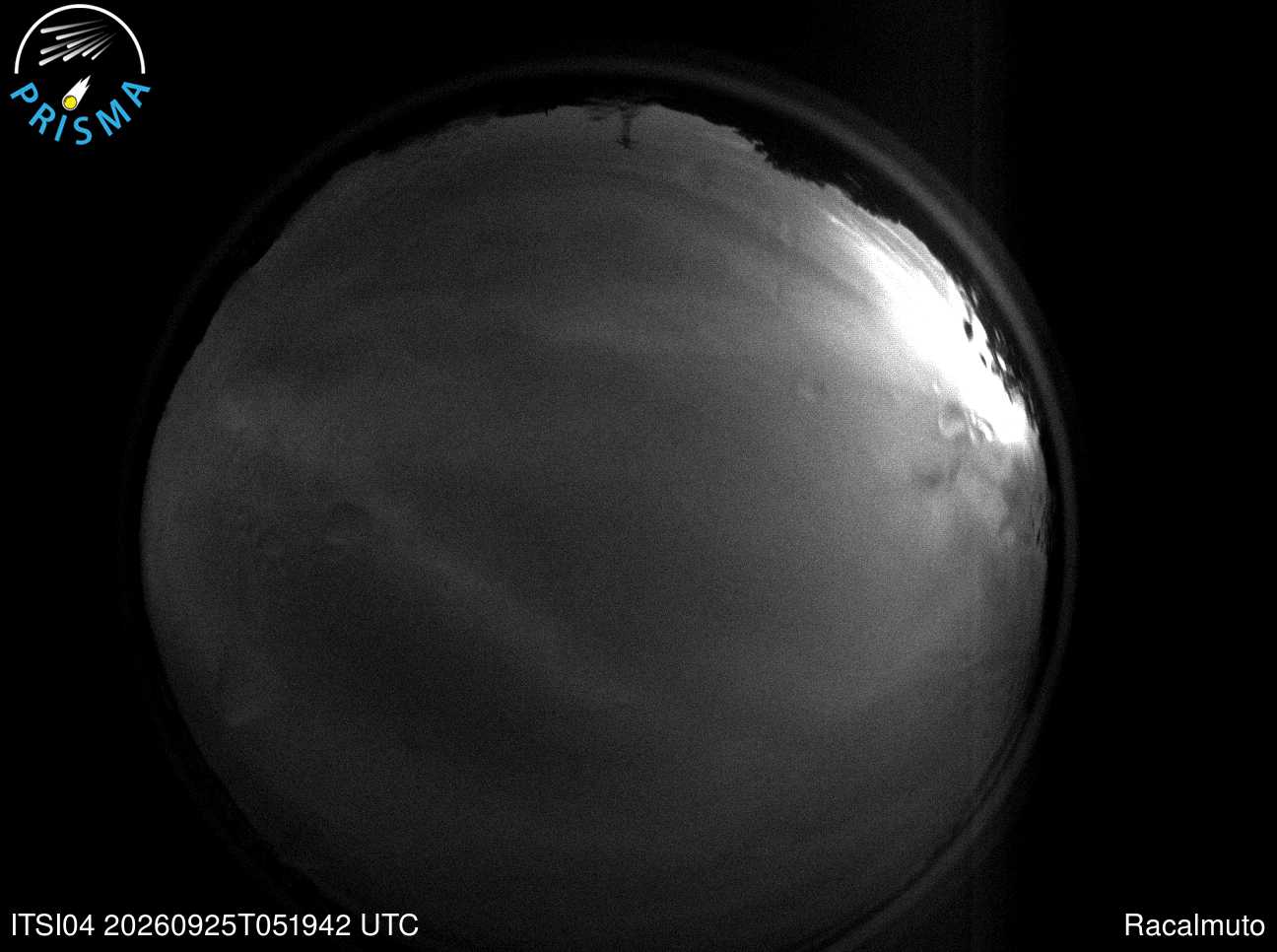 Cielo di Racalmuto del 25/09/2026 · 07:30