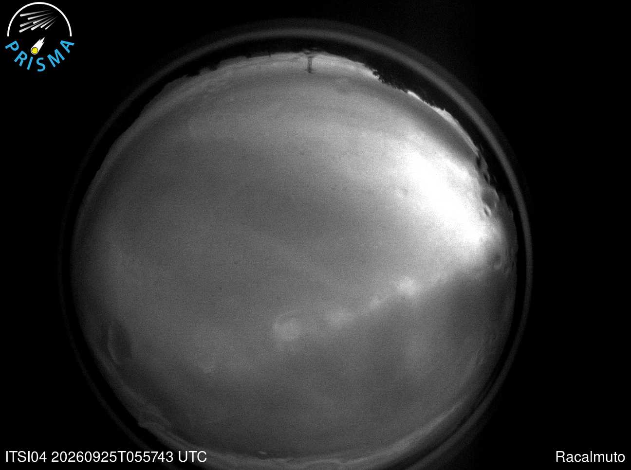 Cielo di Racalmuto del 25/09/2026 · 08:10