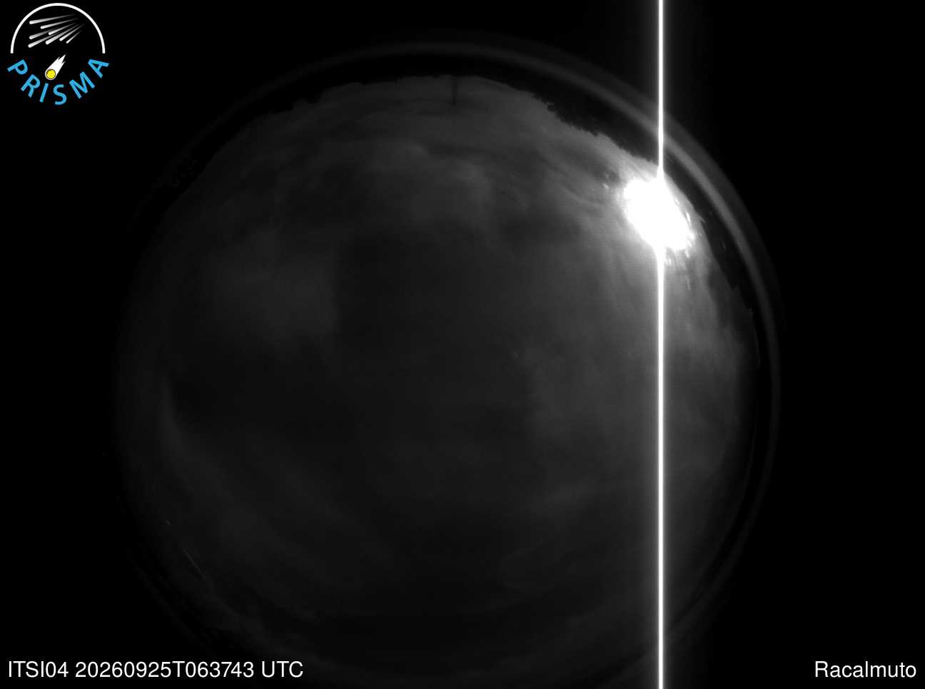 Cielo di Racalmuto del 25/09/2026 · 08:50