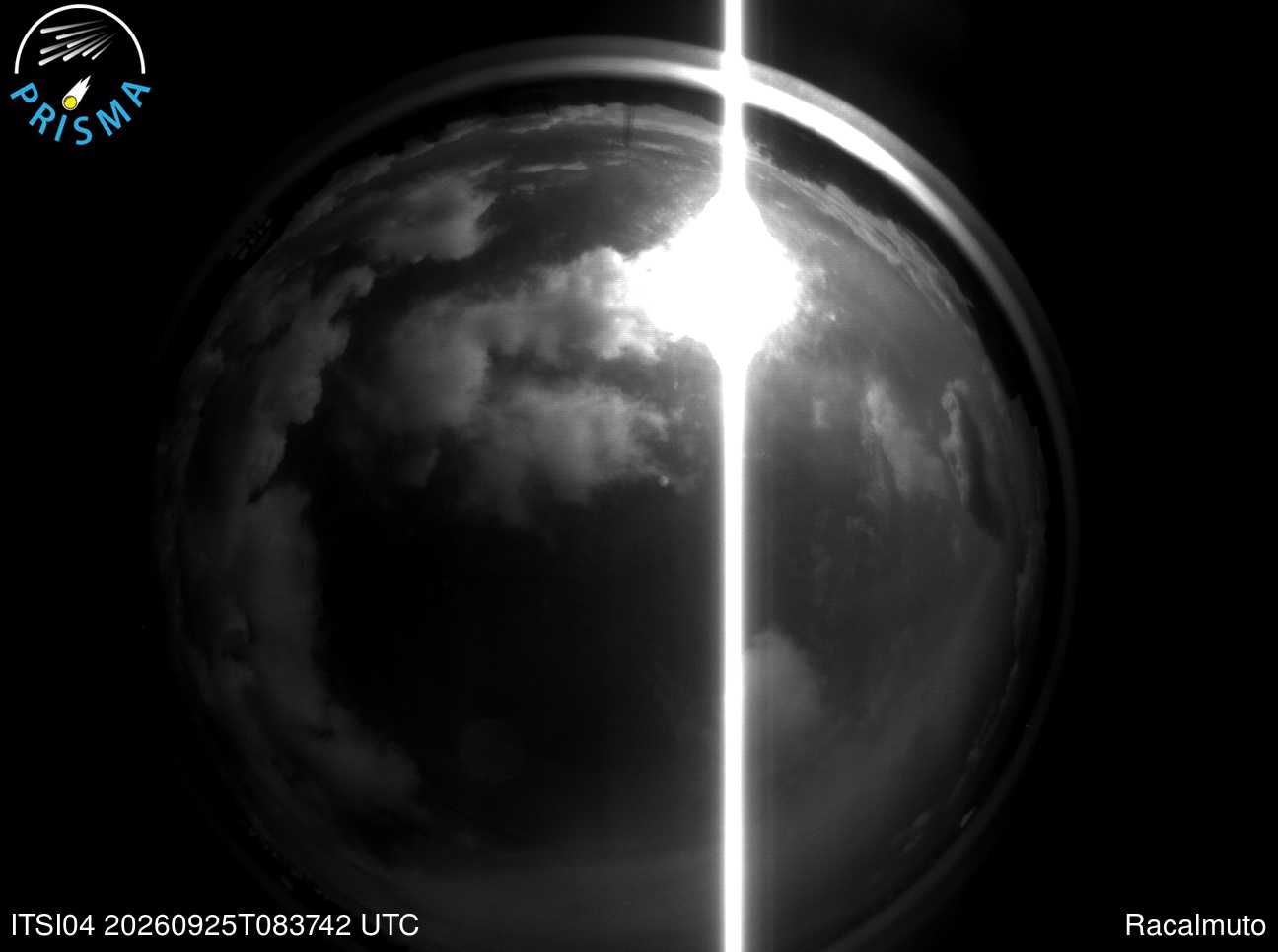 Cielo di Racalmuto del 25/09/2026 · 10:50