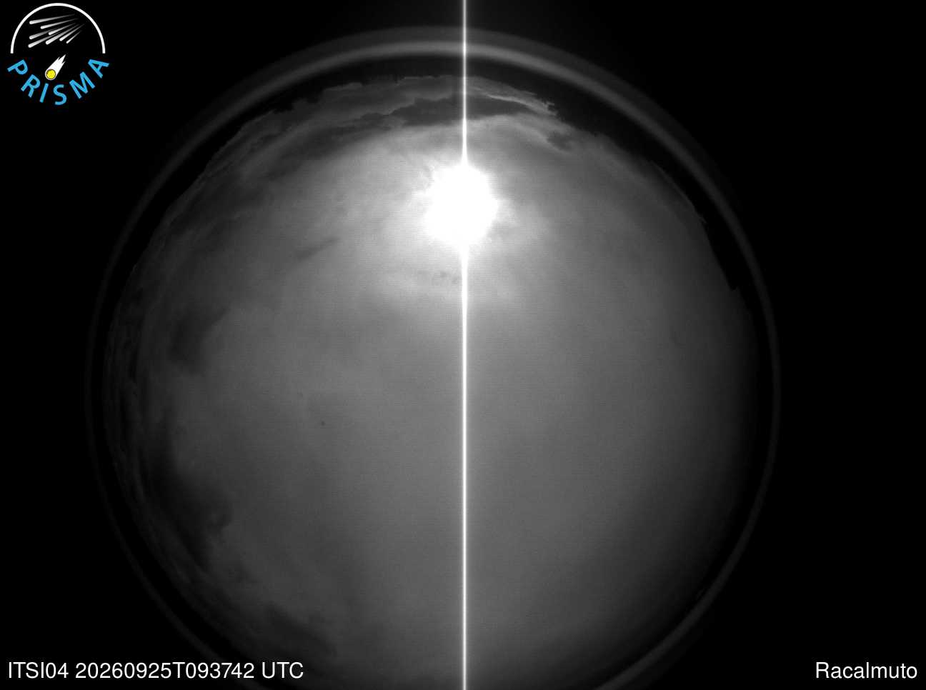 Cielo di Racalmuto del 25/09/2026 · 11:50