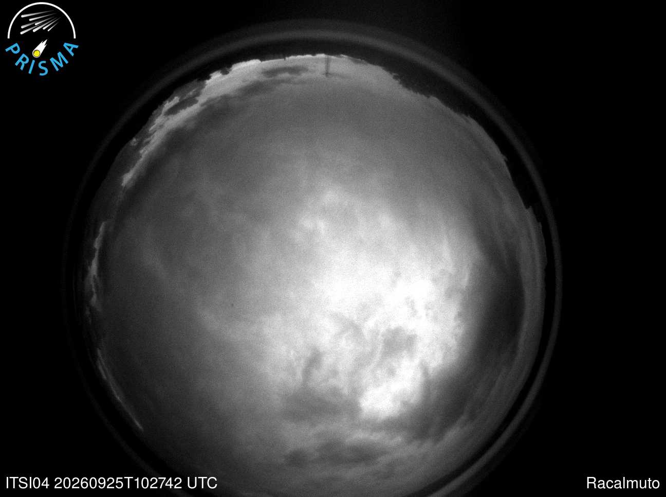 Cielo di Racalmuto del 25/09/2026 · 12:40