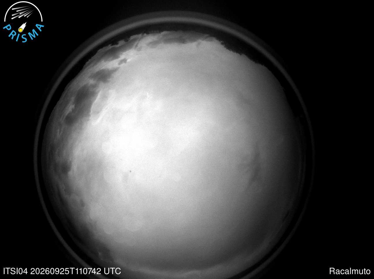 Cielo di Racalmuto del 25/09/2026 · 13:20