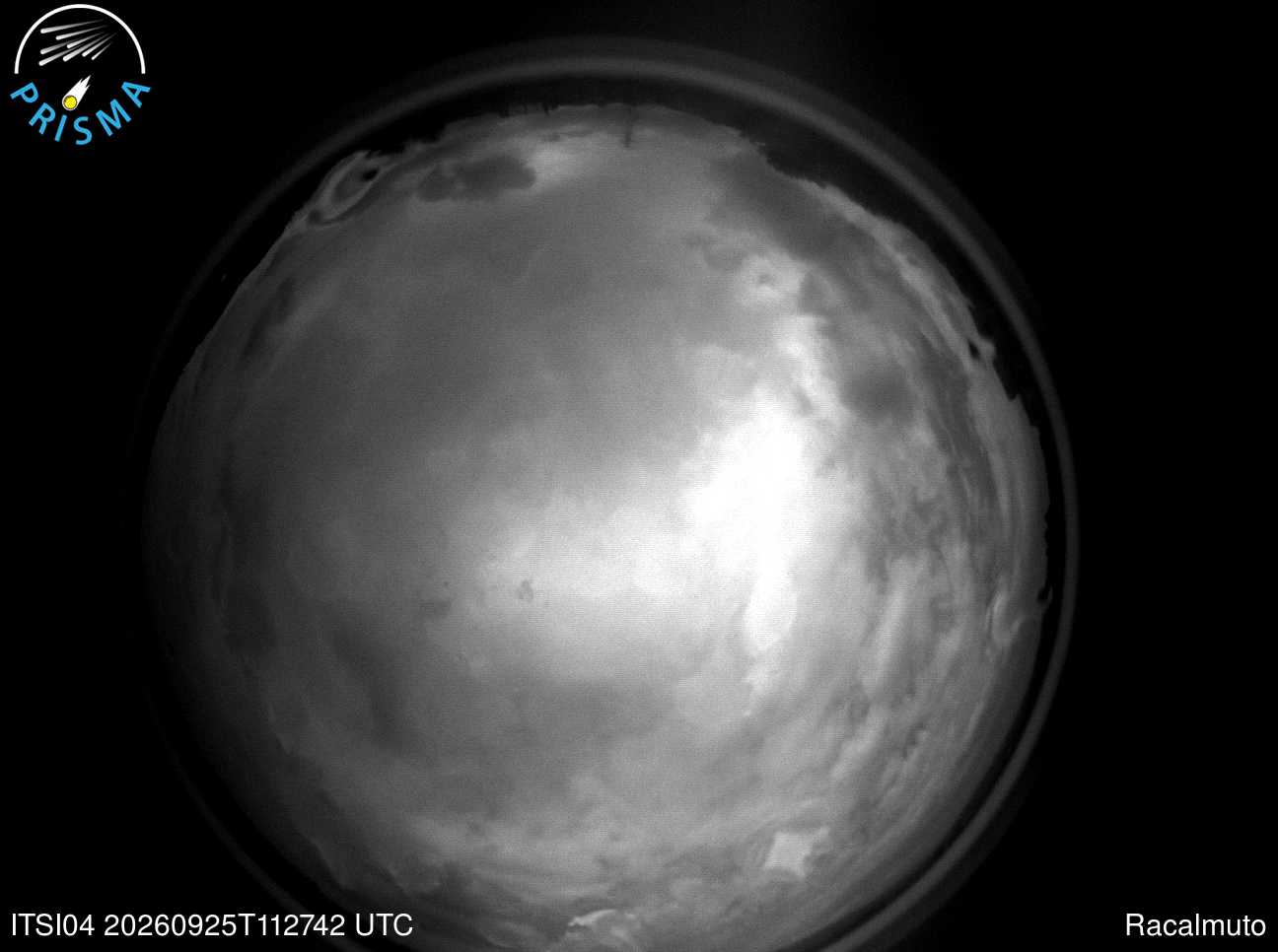 Cielo di Racalmuto del 25/09/2026 · 13:40