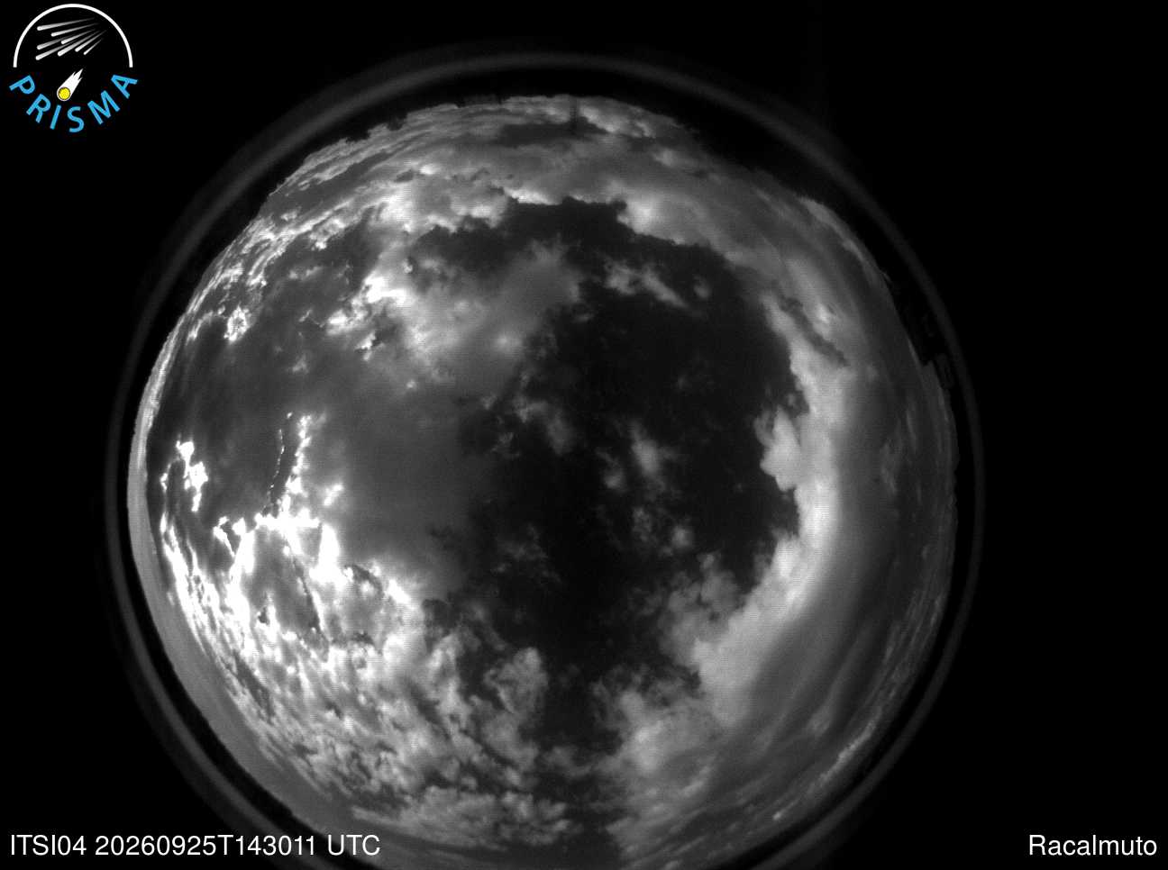 Cielo di Racalmuto del 25/09/2026 · 16:40