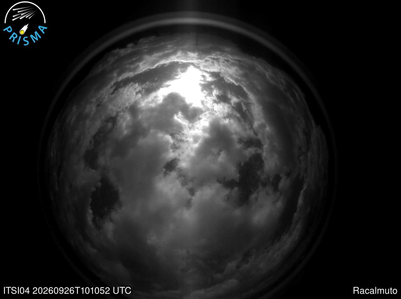 Cielo di Racalmuto del 26/09/2026 · 12:17