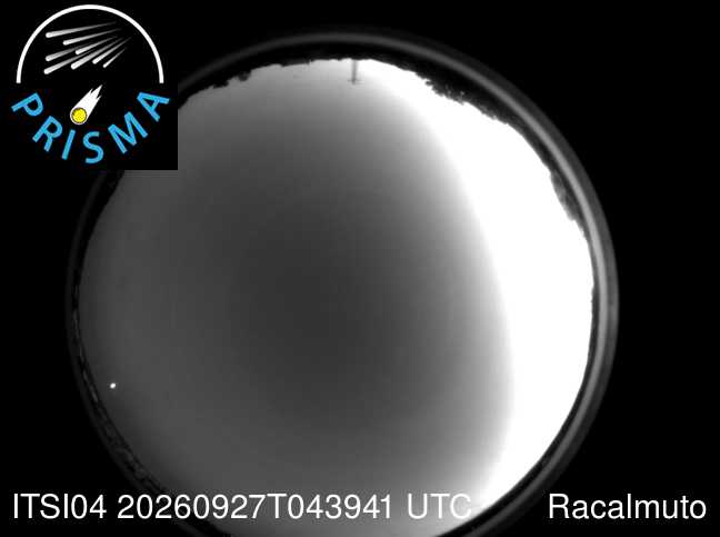 Cielo di Racalmuto del 27/09/2026 · 06:50