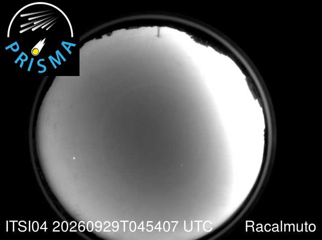 Cielo di Racalmuto del 29/09/2026 · 07:10