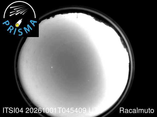 Cielo di Racalmuto del 01/10/2026 · 07:10